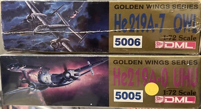 DML He219-0 UHU/ He 219A-7 猫头鹰,全新工厂印章 — 第 1/3 张图片