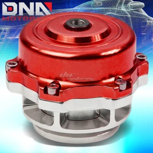 UNIVERSAL 50MM RED V-BAND CLAMP TURBO BLOW OFF VALVE HEAVY DUTY ALUMINUM BOV - Picture 1 of 1