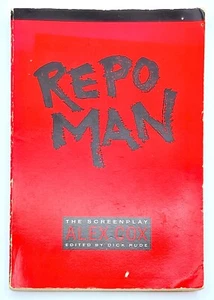 REPO MAN Alex Cox & Dick Rude Paperback SCREENPLAY 1987 Vintage HTF - Imagen 1 de 2