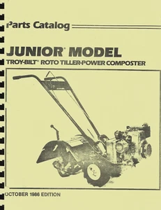 Troy-Bilt Junior manual de piezas 1986 - Imagen 1 de 2