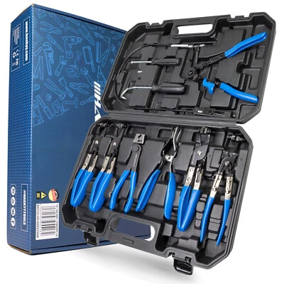 Schlauchklemmenzange Schlauchschellenzange Set Schraubendreher PKZ KFZ Werkzeug - Bild 1 von 4