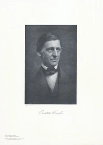 1897 Portrait of Ralph Waldo Emerson - Picture 1 of 1