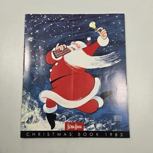 1983 Neiman Marcus Christmas Book Catalog Al Hirschfelds Color Santa Vintage - Foto 1 di 14