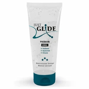 Lubrificante anale Just Glide Premium * base ibrida pantenolo 200 ml/6,8 fl. oz. - Foto 1 di 1