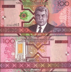 Banknoten Turkmenistan 2005 Pick-Nr: 18 bankfrisch - Picture 1 of 1