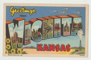 Kansas, Wichita, Großbrief - Bild 1 von 2