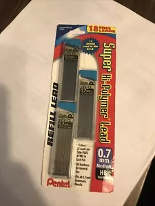 Pentel Super Hi-Polymer Bleiminen 0,7 mm HB schwarz 3 Röhren 3er-Pack 18 bleifrei - Bild 1 von 2