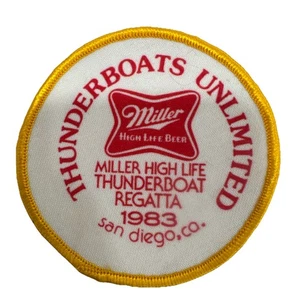 Parche de colección Thunderbolts Unlimited Miller High Life Beer Regatta 1983 - Imagen 1 de 3