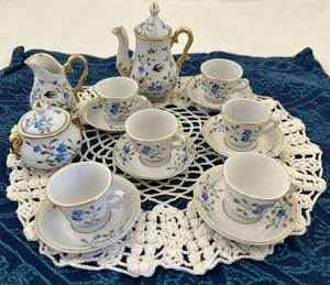 SERVIZIO DA THE COMPLETO PER BAMBOLE FINE 800 INIZIO 900 GERMANIA PORCELLANA - Foto 1 di 8