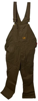 Walls FR Unlined NWT Brown Bib Overalls  Tan  Men’s XL Tall - Image 1 of 4