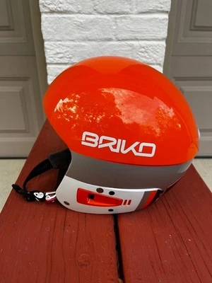 Casco de carreras de esquí Briko para hombre talla 58 color naranja Foto 1 de 4