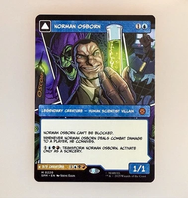 Magic the Gathering: Norman Osborn (Borderless) Marvel's Spider-Man Regular NM - Image 1 of 2