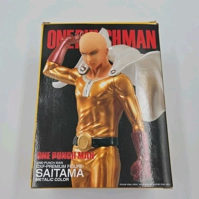 Figura Banpresto One Punch Man Saitama Color Metálico Premium DXF NUEVA EN CAJA Foto 1 de 4