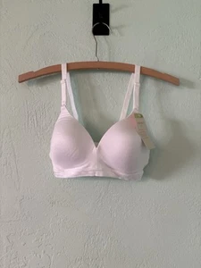 Reggiseno donna Warners 32B bianco senza ferretto fascia comfort - Foto 1 di 3