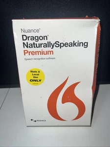 Dragon Naturally Speaking Premium 13 w/ Microphone Open Box NEW Sealed Disc - Photo 1/7