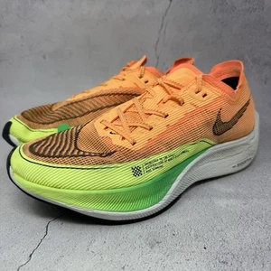 Nike Zoom x Vaporfly Next%2 Peach Cream Green Shock Sneakers Women's Sz 10 M - Picture 1 of 9