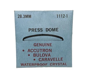 Bulova Accutron Caravelle 28,3mm 1112-1 Pressdom Crystal - wasserdicht  - Bild 1 von 3