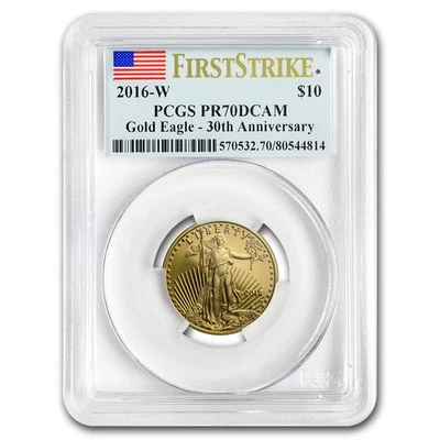 2016-W 1/4 oz Proof American Gold Eagle PR-70 PCGS (FirstStrike®) - Image 1 of 3