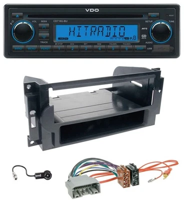 VDO AUX MP3 1DIN CD USB Autoradio für Chrysler 300C Dodge Caliber Jeep Commander - Bild 1 von 4