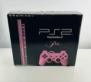 Sony SCPH-77000PK Sony Playstation 2 PS2 Slim Console Pink Limited Color Japan - Picture 1 of 18