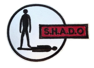 UFO S.H.A.D.O. Emblem Logo 4" Wide Embroidered Patch - Imagen 1 de 1