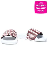 RRP €240 MARC JACOBS sandali slide in pelle US6 UK3 EU36 stampa logo 'Love' - Foto 1 di 8