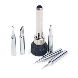 For 936 937D 898D 907 HAKKO Iron Tip Cannula Casing And 5 X Solder Iron Tips - Picture 1 of 11