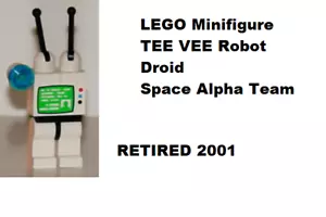 Lego Minifigur Roboter Tee Vee Alpha Team Space Droid Helfer Mechaniker Bot - Bild 1 von 1