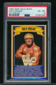 1989 WWF Wrestling Gold Bond Ice Cream Hulk Hogan PSA 6 (1 higher) SWSW6 - Picture 1 of 4