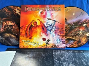 DEMONS & WIZARDS TOUCHED KING 2LP PICTURE DISC. ORIGINAL GERMANY MINT!! - Picture 1 of 3