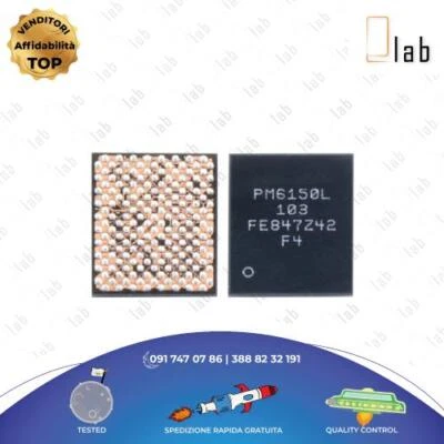 IC CHARGING QUALCOMM PM6150L CHIP PER RIPARAZIONE SMARTPHONE SCHEDA MADRE - Immagine 1 di 3