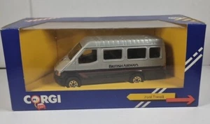 Corgi Die Cast Ford Transit - C676/7 - British Airways Livery (Silver & Blue) - Picture 1 of 16