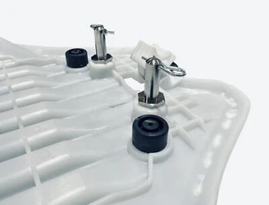 YAMAHA 09+ YFZ450R (EFI MODEL ) TITANIUM SEAT PIN SET - FourWerx Carbon - Foto 1 di 4