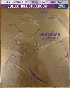 Bohemian Rhapsody 4K Ultra HD+Blu-Ray+Digital Best Buy Exclusive SteelBook - Picture 1 of 2