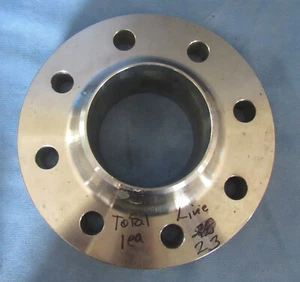 Chandan Flange 4" Weld Neck Class 300 Raised Face 316 Stainless Steel S-40 A182 - Picture 1 of 5