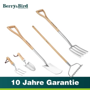 Berry&Bird Gartengeräte für Kinder Handschaufel, Handgabel 10 Jahre Garantie - Bild 1 von 19