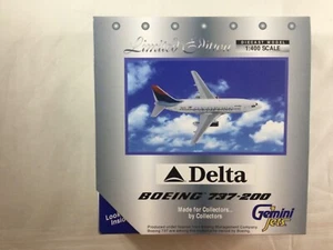 Gemini Jets gjdal196 1:400 Diecast Airliner Delta Boeing 737-200 Limited Edition - Picture 1 of 1