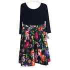 Jessica Howard Womens Size 6 Nwt Fit And Flare Party Cocktail Dress Floral Skirt