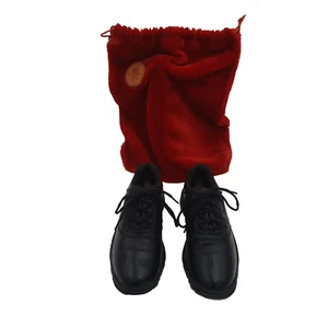 FootJoy Golfschuhe Herren Größe 9M schwarz ohne Spikes GreenJoy Schnürschuhe Stollen mit Tasche - Bild 1 von 17