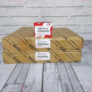 Pastillas y discos de freno delanteros originales Toyota Rav4 pieza OEM 04465-48170 y 43512-48110 - Imagen 1 de 1