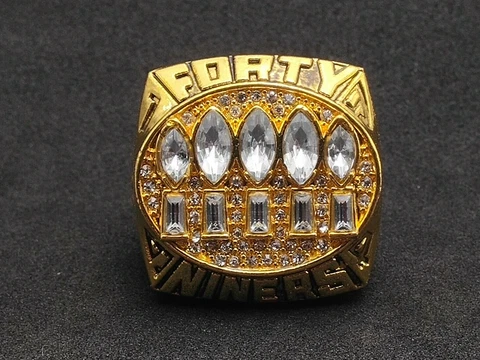 1994 San Francisco 49ers Steve Young #8 Ring Forty Niners World Champions Cover