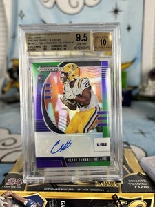 2020 Panini Prizm Draft Picks Clyde Edwards Helaire /149 BGS 9,5/10 Auto RC 146 - Bild 1 von 2