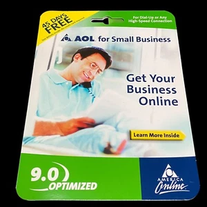 AOL 9.0 Optimized For Small Business CD 45 Days Free Computer Software - Picture 1 of 5
