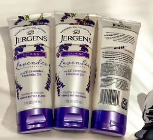 3 Pk JERGENS 7 Oz Essential Oil Collection Calming Lavender Body Butter Blend - Picture 1 of 1