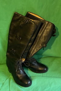 Milano Ladies Riding Boots Size Uk 5 Milan Leather, Excellent Condition