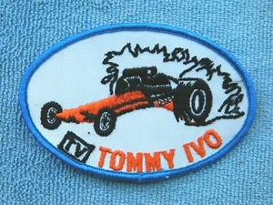 Scarce Vintage TV Tommy Ivo Drag Racing Patch, NOS - Picture 1 of 2
