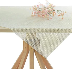 Xrrxy Anti Slip PVC Tablecloth Underlay (Adjustable Size) Foam Mat 78.74x59inch - Picture 1 of 9