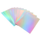  10 Sheets Thick Cardstock DIY Supply Paper Holographic Handicraft Metal