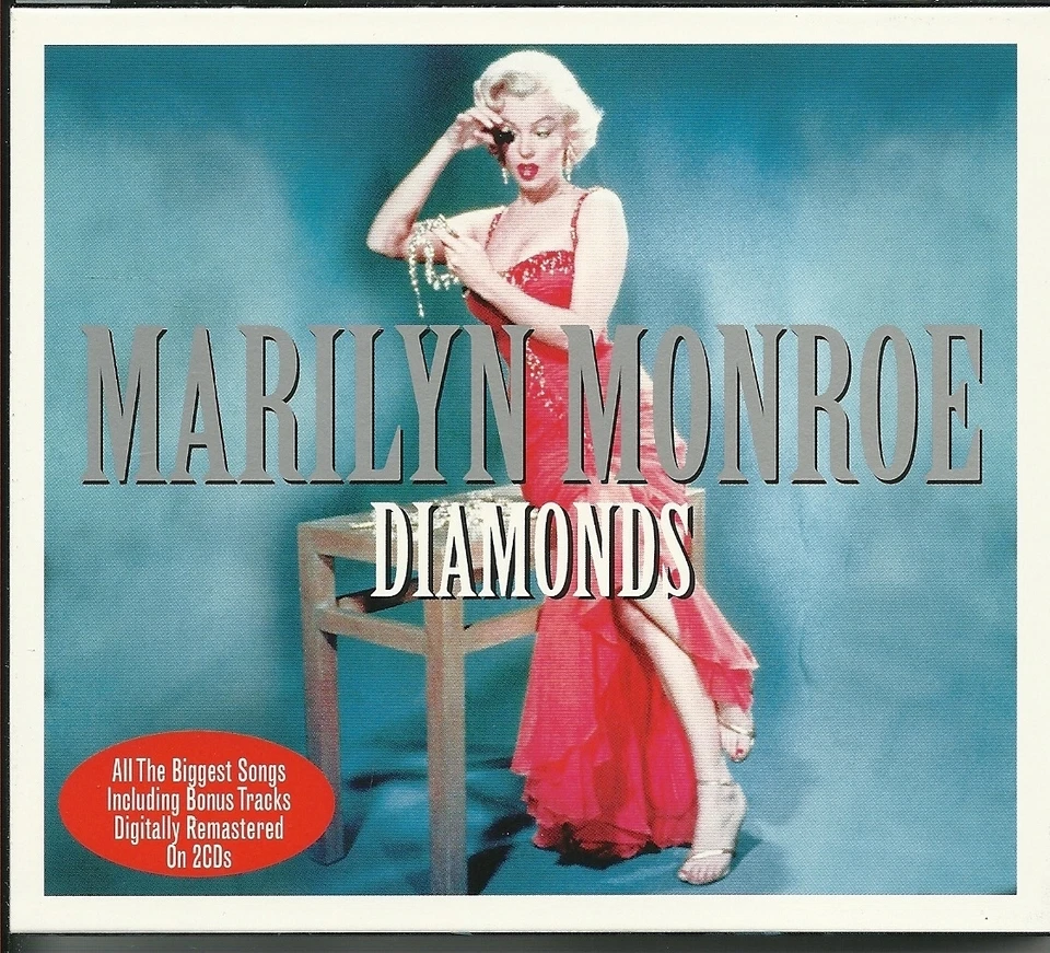 MARILYN MONROE DIAMONDS - 2 CD BOX SET - DIAMONDS ARE A GIRLS BEST FRIEND & MORE - Imagem 1 de 1