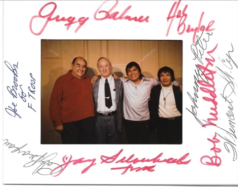 Jay Silverheels Native American 'The Lone Ranger' 4x6 Autograph Photo 'Tonto JSA Cover